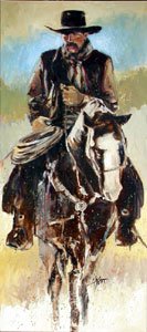 Cowboy on Horseback