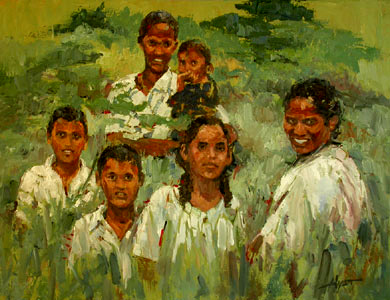 Five Children in White