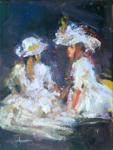White Hats White Dresses