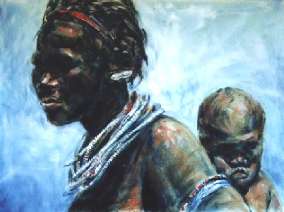 Didinga Woman and Child