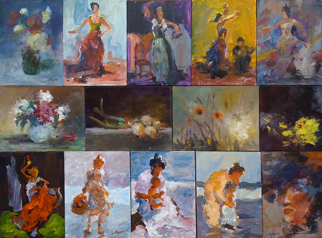 Fourteen-paintings