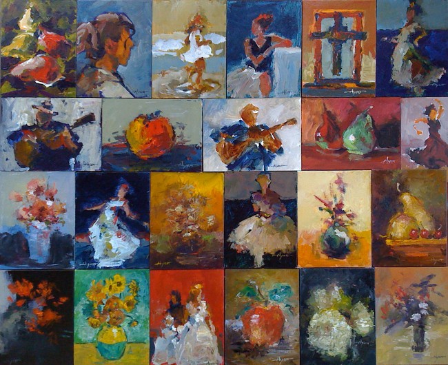 Twenty-three-paintings