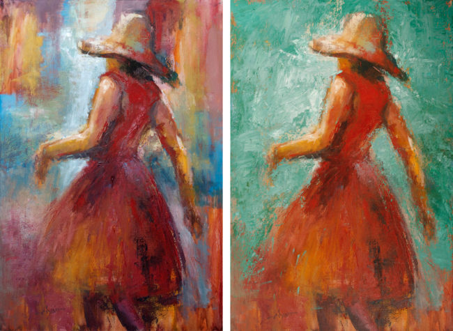 red-dress-sun-hat-bef-aft