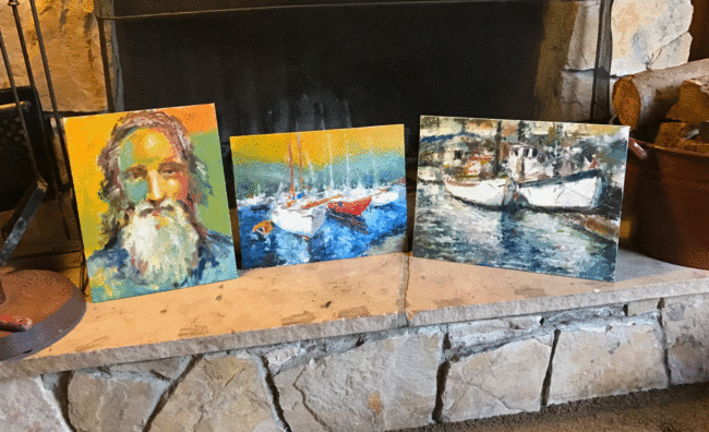 Three-paintings