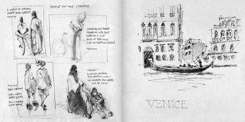 Sketches of Italy pages 80-81