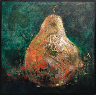 Textured Yellow Pear