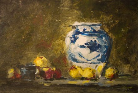 Vase with Apples