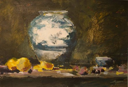 Vase with Lemons