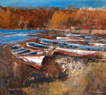 Yesterdays Memory with Boats