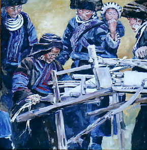 Miao Weavers